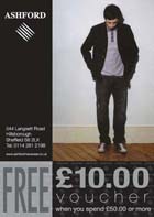 Ashfords Discount Voucher